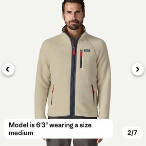 Patagonia Retro Pile Fleece Jacket - Cream, Natural